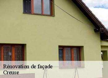 Rénovation de façade Creuse 